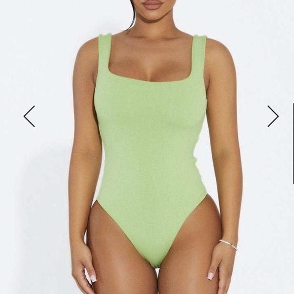 naked wardrobe Tops - NWT Naked Wardrobe kiwi bodysuit